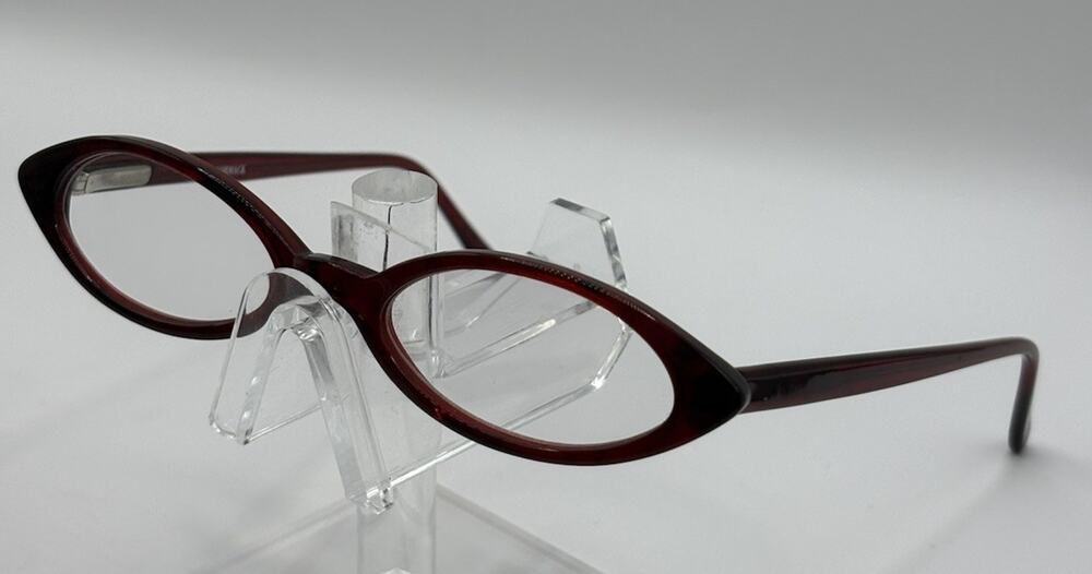 Corinne McCormack 26032 Burgundy Oval Eyeglasses Frames 47-17-145